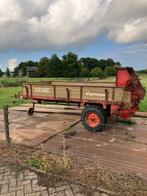 krone optimat mestverspreider, meststrooier, mestkar, Ophalen