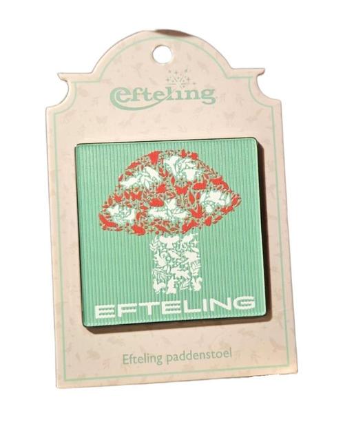 Efteling paddestoel pin *Nieuw*, Verzamelen, Efteling, Nieuw, Button of Speldje, Ophalen of Verzenden