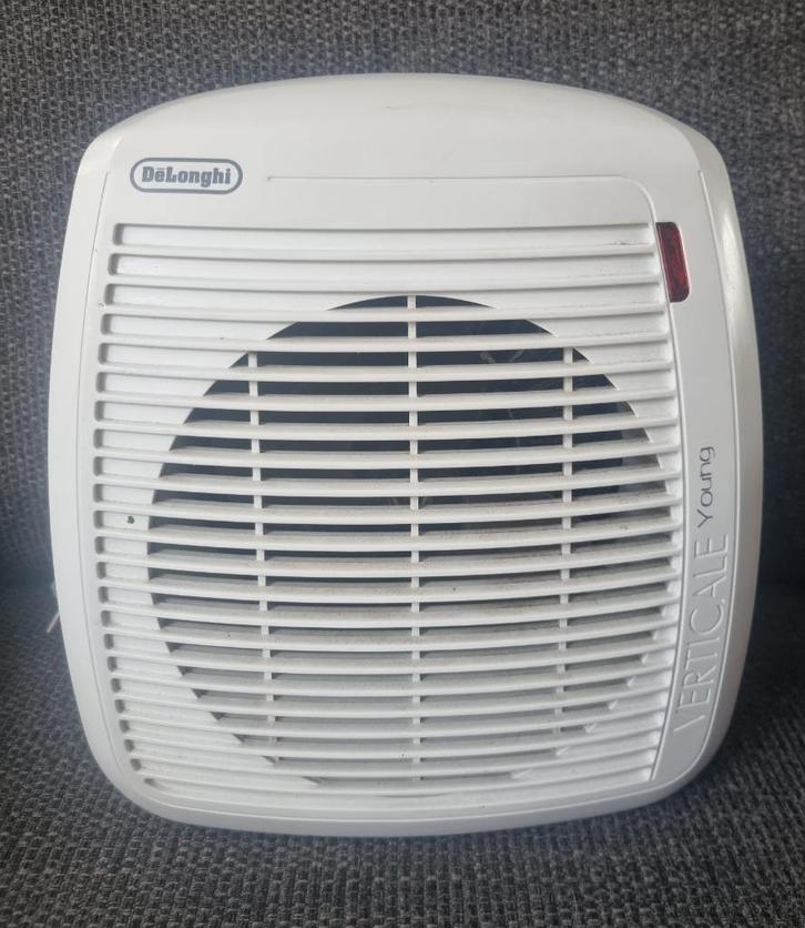DE LONGHI HVY1030 Ventilatorkachel Wit 2000W, Witgoed en Apparatuur, Ventilatoren, Gebruikt, Tafelventilator, Ophalen of Verzenden