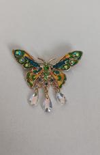Vlinder broche, Sieraden, Tassen en Uiterlijk, Broches, Overige materialen, 4 tot 7 cm, Overige kleuren, Nieuw