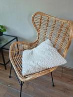 Gave rotan stoel - Leen Bakker, Huis en Inrichting, Ophalen, Zo goed als nieuw, Bruin, Eén
