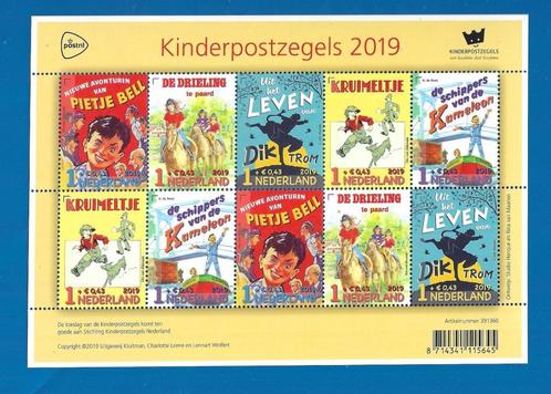 Kinderpostzegels 2019 - Hoofdpersonen uit 5 kinderboeken, Postzegels en Munten, Postzegels | Nederland, Postfris, Na 1940, Verzenden