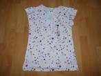 Roomwit bloemetjes t-shirt van de HEMA, maat 146/152 NIEUW!, Meisje, Nieuw, Ophalen of Verzenden, Shirt of Longsleeve
