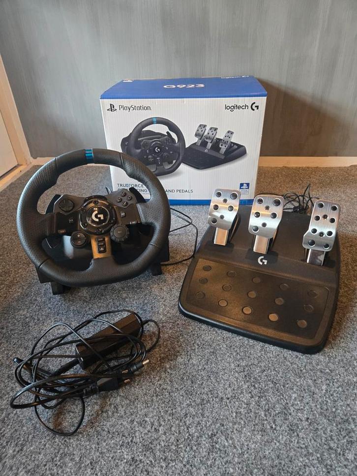 Logitech G923 Racestuur - PlayStation & PC, Spelcomputers en Games, Spelcomputers | Overige, Zo goed als nieuw, Ophalen of Verzenden