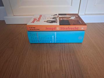 2 mooie rechtenstudie boeken strafrecht beschikbaar voor biedingen