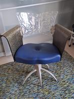 Aparte kappersstoel, Huis en Inrichting, Stoelen, Ophalen, Overige kleuren, Zo goed als nieuw, Leer