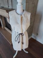 PRACHTIGE FLUFFY WOLWITTE BODYWARMER EXPRESSO 38 NIEUWSTAAT!, Maat 38/40 (M), Expresso, Wit, Ophalen of Verzenden