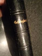 gezang boek leer met dik goud op de snede uit 1900 (duits), Ophalen of Verzenden