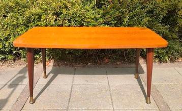 Vintage salontafel tafel bijzettafel jr 60 schuine poten  beschikbaar voor biedingen