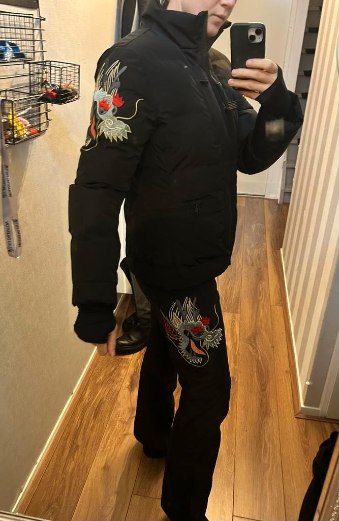 Airforce vermond Dragon skibroek met prijskaartje L, Kleding | Dames, Broeken en Pantalons, Nieuw, Maat 42/44 (L), Zwart, Lang