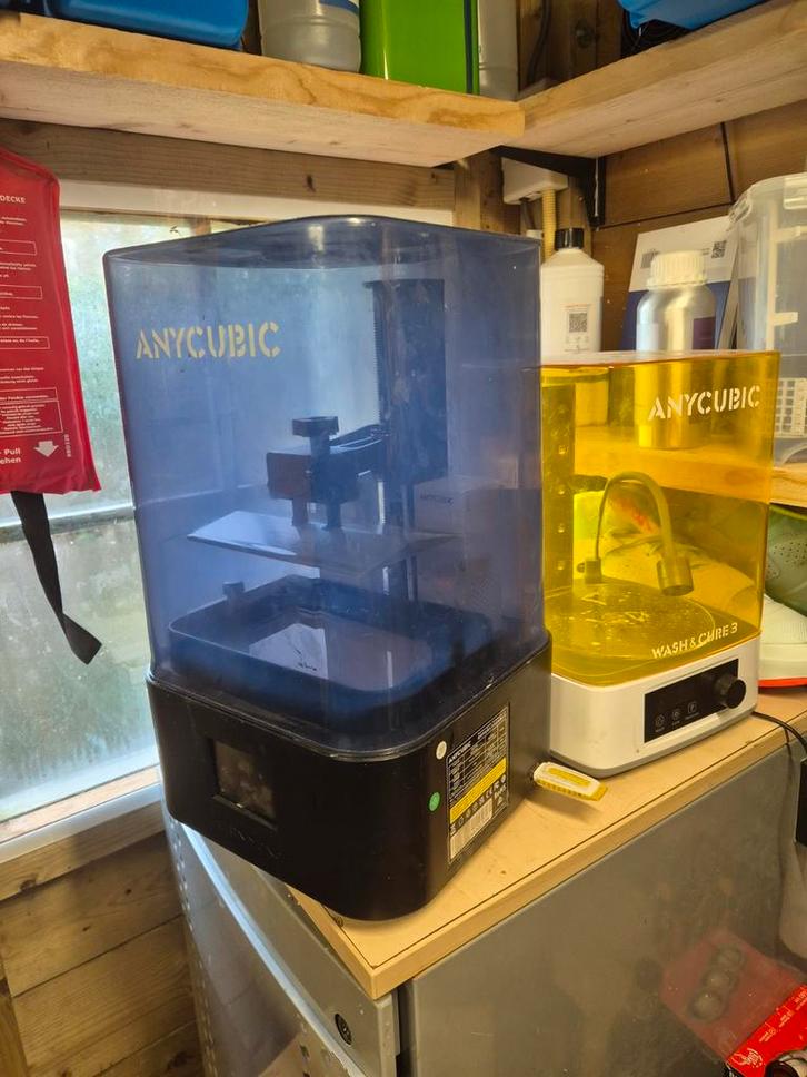 Anycubic Photon Mono 2 + Wash & Cure 2 + Extra's, Computers en Software, 3D Printers, Gebruikt, Ophalen