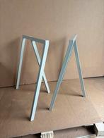 HAY Loop Stand Tafel Schragen - Wit/Grijs, Tafelpoot, Minder dan 50 cm, Zo goed als nieuw, Metaal
