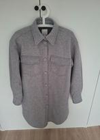 H&M shacket vest tussenjas grijs maat xs s 34 36, H&M, Ophalen of Verzenden, Maat 34 (XS) of kleiner, Grijs
