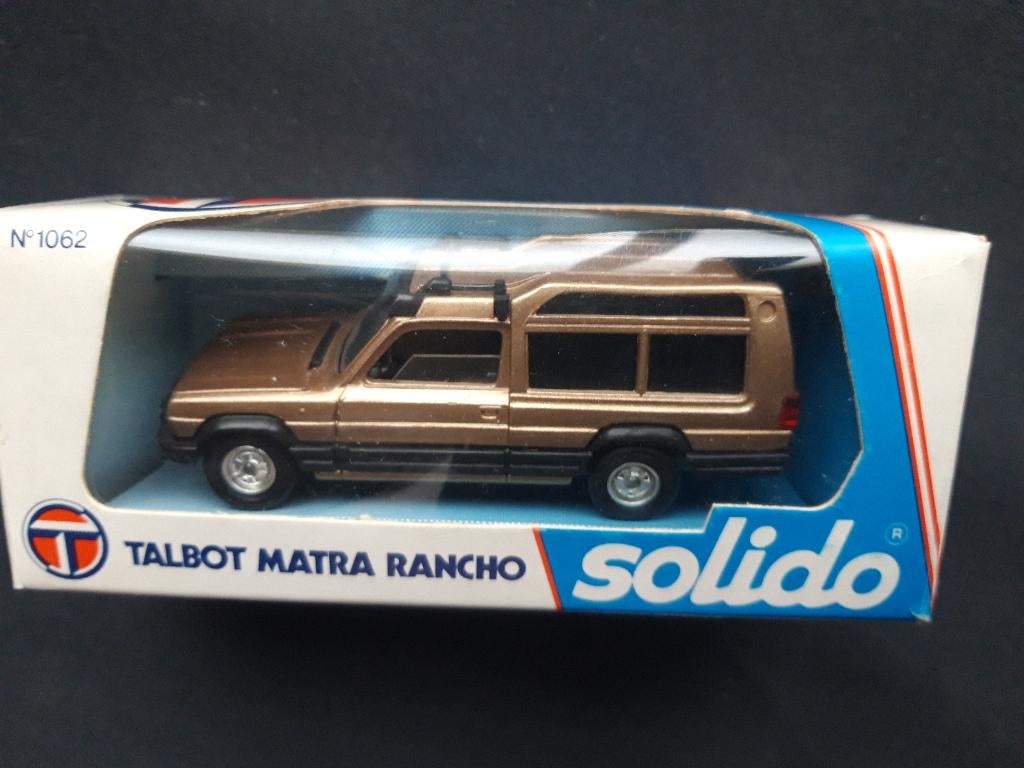 Talbot Matra Rancho goud metallic – Solido 1:43, Hobby en Vrije tijd, Modelauto's | 1:43, Zo goed als nieuw, Auto, Solido, Ophalen of Verzenden