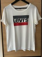 Witte Levi's T-shirt - Maat L, Wit, Maat 42/44 (L), Ophalen of Verzenden, Korte mouw