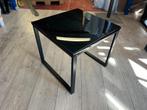 T.k.a.: epoxy salon / bijzettafel verbrand hout, 45 tot 60 cm, Vierkant, Nieuw, Hout