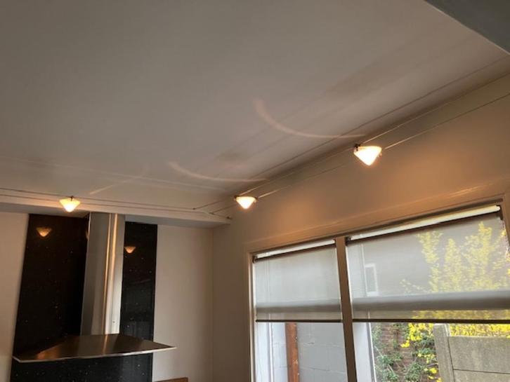 Design lampen aan spankabel, merk Dijkstra, Huis en Inrichting, Lampen | Hanglampen, Gebruikt, Minder dan 50 cm, Ophalen