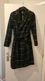 Mila wollen winterjas - zwart wit ruit - maat 36, Mila, Zwart, Ophalen of Verzenden, Zo goed als nieuw