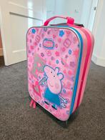 Peppa Koffer roze, Uitschuifbare handgreep, Gebruikt, Hard kunststof, Minder dan 50 cm