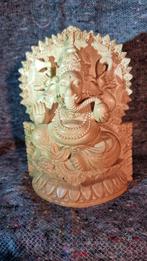 Ganesha hindoe beeld houtsnijwerk, Antiek en Kunst, Kunst | Beelden en Houtsnijwerken, Ophalen of Verzenden