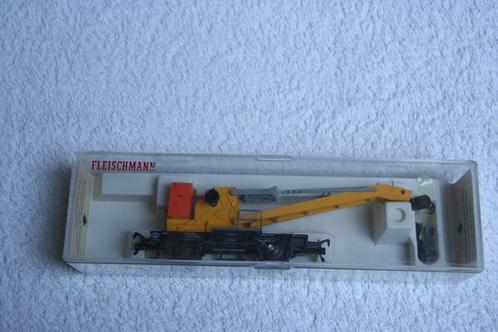 Fleischmann HO 5019 Kraanwagon DB (4), Hobby en Vrije tijd, Modeltreinen | H0, Zo goed als nieuw, Wagon, Gelijkstroom, Fleischmann