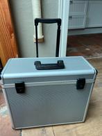 Pilotenkoffer aluminium trolley koffer met accessoires laag, Sieraden, Tassen en Uiterlijk, Koffers, Gebruikt, Minder dan 50 cm