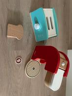 Houten speelgoed accessoires koffie en broodrooster, Kinderen en Baby's, Speelgoed | Houten speelgoed, Ophalen of Verzenden, Zo goed als nieuw