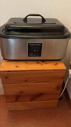 Hotstone pan met stenen, Sport en Fitness, Massageproducten, Ophalen, Zo goed als nieuw, Hotstone