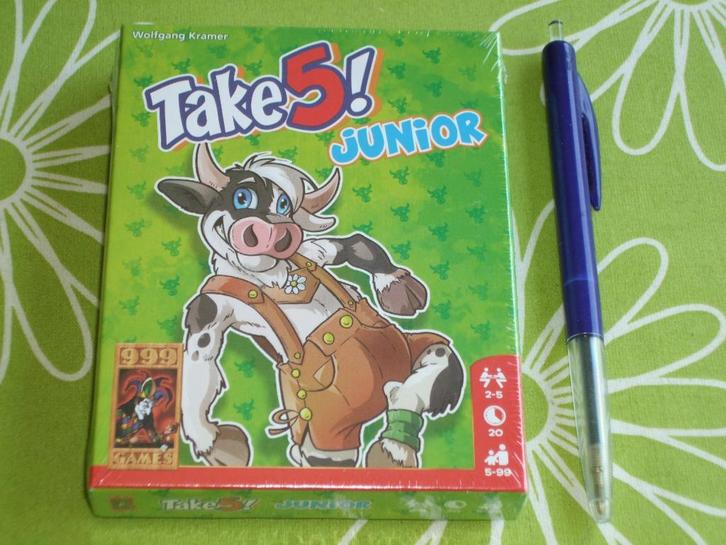 Nieuw in seal: Take 5 Junior - een vrolijk kaartspel, Hobby en Vrije tijd, Gezelschapsspellen | Kaartspellen, Nieuw, Een of twee spelers