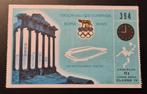 Oud voetbal entree ticket Olympische spelen 1960 Roma, Ophalen of Verzenden, Overige binnenlandse clubs