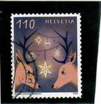 postzegel zwitserland., Ophalen of Verzenden, Gestempeld