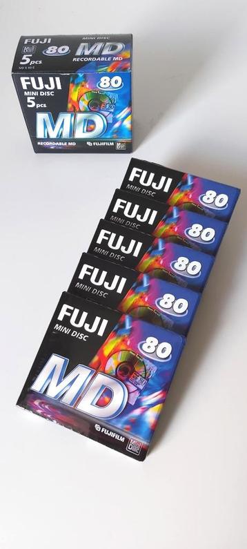 NEW > 5x MiniDisc FUJI MD S 80 E beschikbaar voor biedingen
