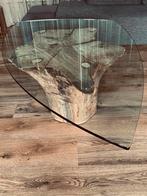 Boomstronk Salontafel - Uniek en Stoer!, Huis en Inrichting, Ophalen, Gebruikt, 50 tot 100 cm, Tafelblad