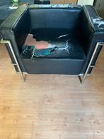 Replica Casina Le Corbusier | LC2, Ophalen, Gebruikt, Zwart, Leer