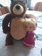 Masha en de Beer knuffels, Ophalen of Verzenden, Zo goed als nieuw, Beer