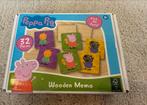 Sinterklaastip! Peppa Pig Memory Spel - Houten Memo, Ophalen of Verzenden, Zo goed als nieuw, Puzzelen