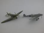 gemonteerde bouwpakketjes: Spitfire & Messerschmitt, 1:72, Hobby en Vrije tijd, Modelbouw | Vliegtuigen en Helikopters, Overige merken