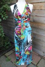 Halterjurk blauw/ kleur F & Girl mt S Maxi dress AANBIEDING, Blauw, Onder de knie, F&Girl, Zo goed als nieuw