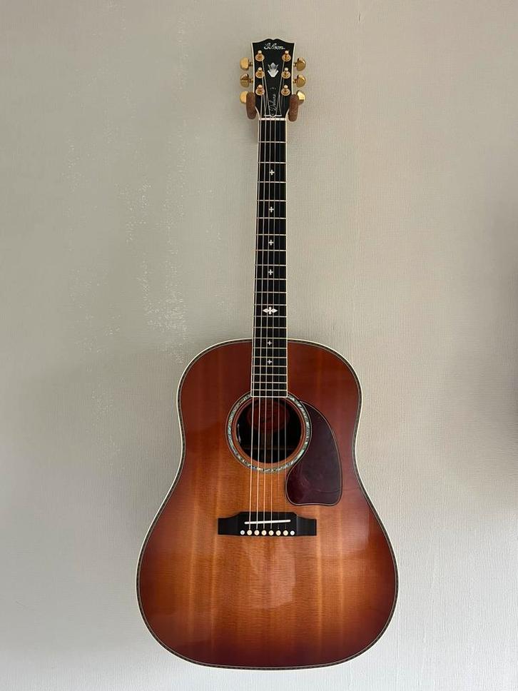 Gibson J45 Deluxe Custom Shop, Muziek en Instrumenten, Snaarinstrumenten | Gitaren | Akoestisch, Zo goed als nieuw, Western- of Steelstringgitaar