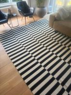Vloerkleed  groot 350cmx 250 cm Stockholm Ikea, Huis en Inrichting, Stoffering | Tapijten en Kleden, Gebruikt, Zwart, 200 cm of meer
