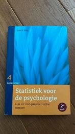 Statistiek voor de psychologie - deel 4, Jules E. Ellis, Ophalen of Verzenden, Zo goed als nieuw