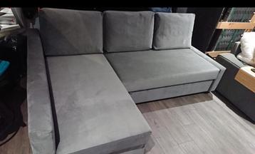 Ikea friheten hoekslaapbank in VELVET uitvoering beschikbaar voor biedingen