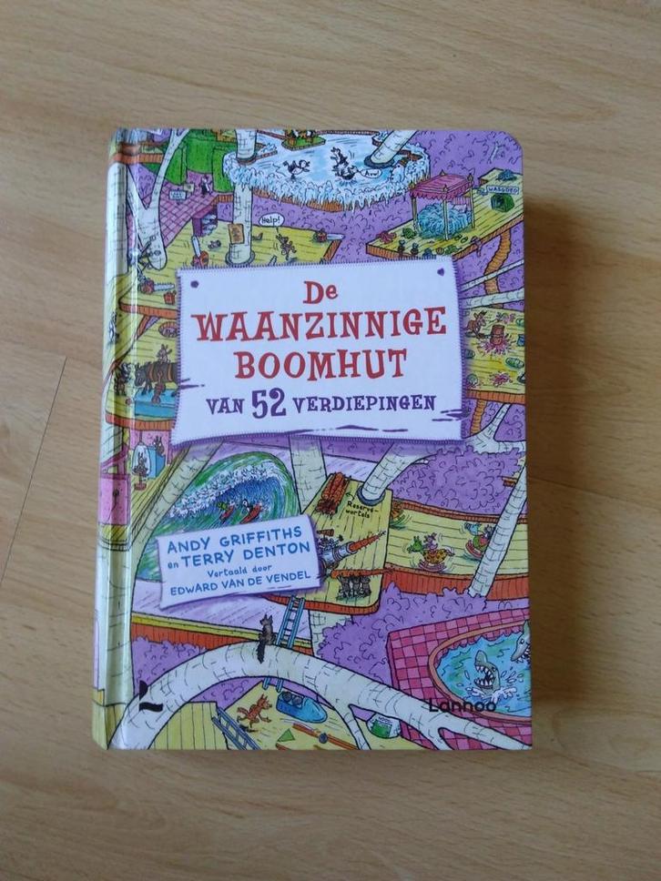 Andy Griffiths - De waanzinnige boomhut van 52 verdiepingen, Boeken, Kinderboeken | Jeugd | onder 10 jaar, Zo goed als nieuw, Ophalen of Verzenden