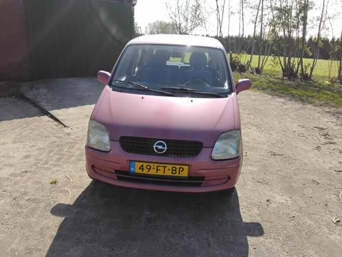 Opel Agila 1.2 I 16V 2000 Rood, Auto's, Opel, Bedrijf, Agila, ABS, Airbags, Centrale vergrendeling, Elektrische ramen, Radio, Benzine