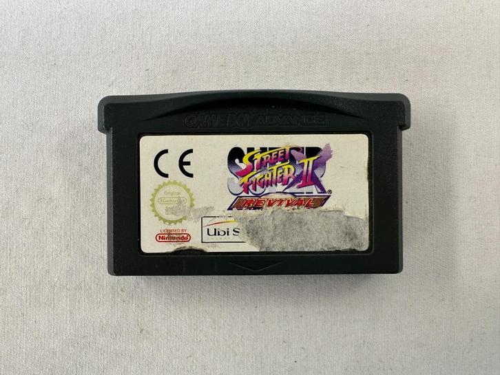 Super Street Fighter II Turbo Revival Nintendo Gameboy GBA, Spelcomputers en Games, Games | Nintendo Game Boy, Gebruikt, Vechten