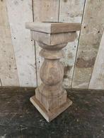 stoere houten kandelaar ``WOONWINKEL RUSTIEK``, Ophalen of Verzenden, Nieuw, Hout