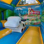 TE HUUR springkussen in BOERDERIJ stijl!!, Ophalen, Gebruikt, Overige