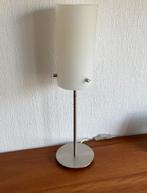 Massive tafellamp - wit melkglas, Minder dan 50 cm, Ophalen of Verzenden, Zo goed als nieuw