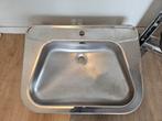 Wastafel wasbak RVS metaal Intra set van 2 stuks 55 cm x 42, Ophalen, Nvt, Nvt, Gebruikt