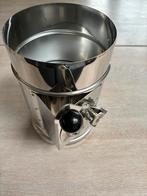 Rookkanaal enkelwandig RVS, met afsluitklep diameter 150mm, Ophalen of Verzenden, Vrijstaand, Hout, Nieuw